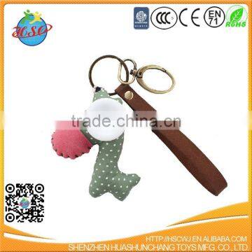 cute horse shape key ring