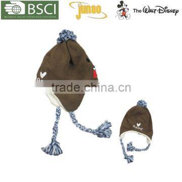 high quality winter cute animal patching logo beanie new products for 2015