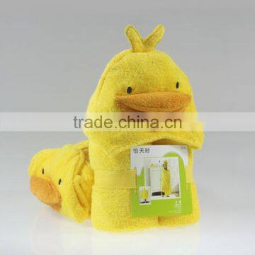 Chicken Head Animal Shape Baby Wrap Bathrobe Towel Blanket Hooded Towel Blanket
