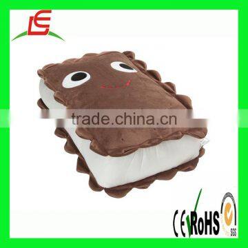 D258 13inch Yummy Ice Cream Sandwich cushion pillow plush toys