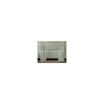 marble fireplace