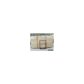 white light travertine slab