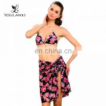 Digital Print Resort Dress High Quality image girls bikini clasps slingshot bikini push up swim tankini /transparent bathing sui