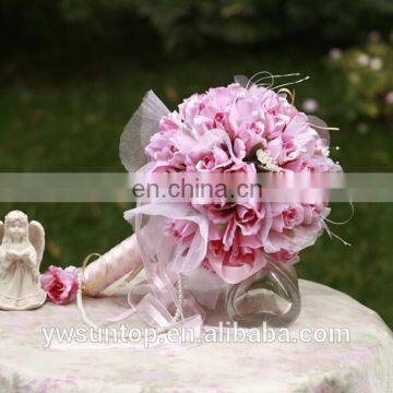 Romantic Artificial Flower Bridal Bouquet Wedding Flower Bouquet 3 colors