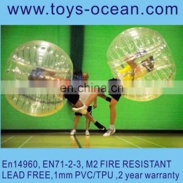 inflatable body bumper ball/Inflatable Human Soccer Bubble