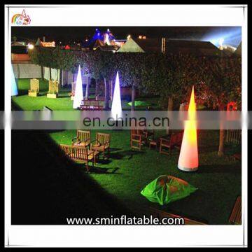 2016 New Product Inflatable Light Decoration Christmas Eye Catching Yard Lights Cones Decorate On Sale