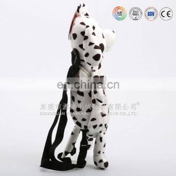 Multifunctional plush dog shaped handbag