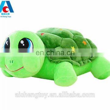 wholesale custom plush tortoise toy for sofa pillow and travel back cushion