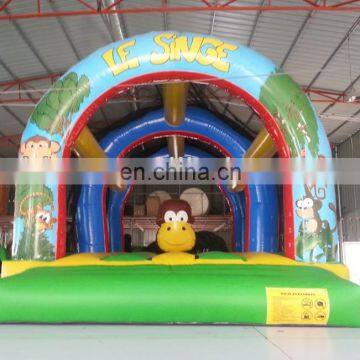 inflatable monkey bouncer, animal bouncer, inflatable jumping castle NB034