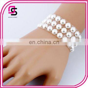 European Fashion Hotall-match Personality Brief Multilayer Pearl Bracelet Agent photo-6