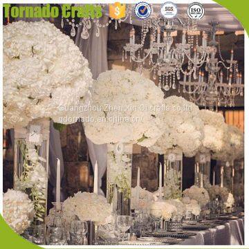 Wholesale cheap flower ball color wedding road lead ball artificial flowers wedding decoration