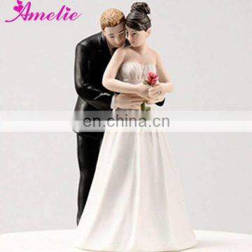 A07375 Bride Groom "Sweet Wedding "Resin Cake Topper