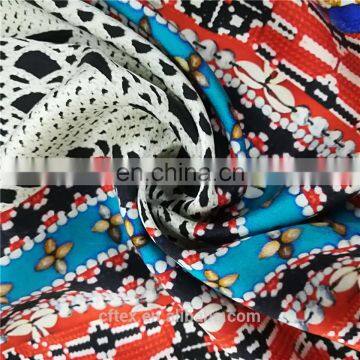 2017 popular 12MM Digital Print Silk Fabric