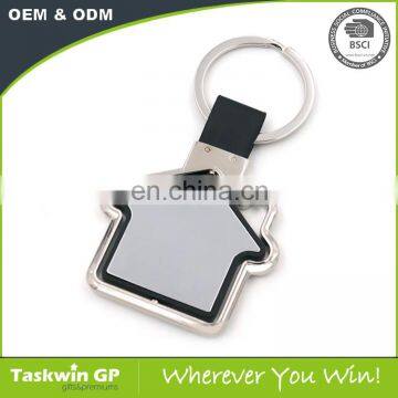 special shape cheap custom souvenir embossing metal keychain