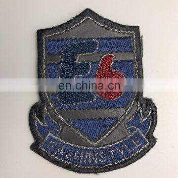 New design letters glass bead iron/sew on patch chenille patches