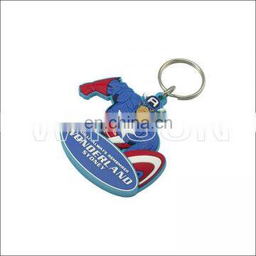 promotion soft pvc keyring/pvc key chain