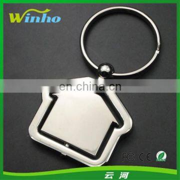 House Shape Retatable Metal Keychain photo-2