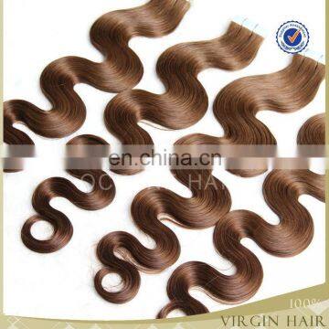 2.5g/s,40pics Tangle and Shedding Free Remy Tape hair 33 inch brazilian body weave