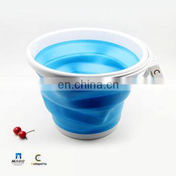 15L Collapsible Plastic Bucket