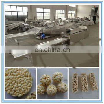 Chocolate Puffed Rice Candy Roller Machine Cereal Bar Cutting Machine photo-7