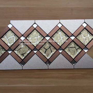Metal Mosaic Tile Glass Mosaic Tile Mosaic Tile Manufacturer 195x495 photo-2
