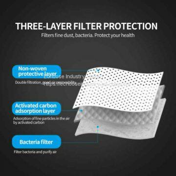 50X Disposable Face Masks Comfortable Earloop photo-4