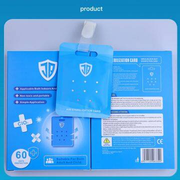 Hot Selling Chlorine Dioxide Clo2 anti-virus blocker Disinfection card