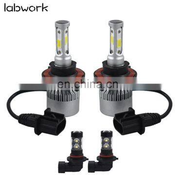 H13 9008 LED Headlight+9145 9140 Fog Lights Combo Pack for 2004-2014 Ford F-150