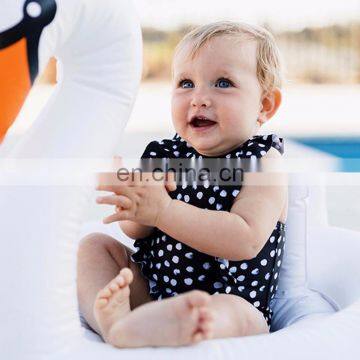 OEM/ODM Service Summer Swimsuit Toddler BLACK White Ruffle Girls Swimwear Swimwear Kids Girl