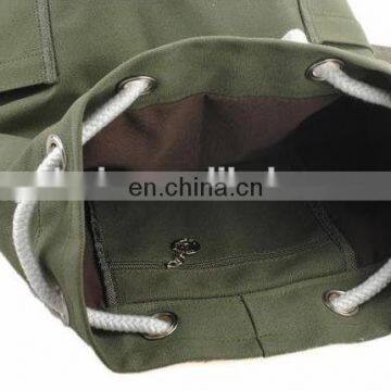 10% off Promotional Travel Sport Custom Canvas Drawstring Backpack photo-5