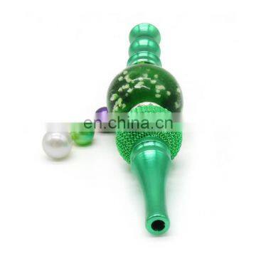 HQP-SY20 HongQiang Amazon Hot Selling Hookah Accessories Fluorescent Hookah Shisha Tips Creative Metal Shisha Moutnpiece photo-3