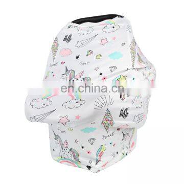 Nursing Cover Breastfeeding Cover Stretchy Car Seat Cover for Babies photo-4