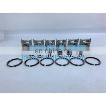 6D17 Piston Kit With Piston Ring For Mitsubishi