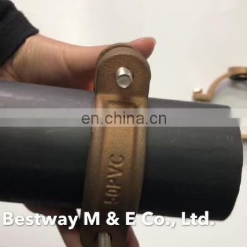 C83600 gunmetal bronze self tapping ferrule saddle strap