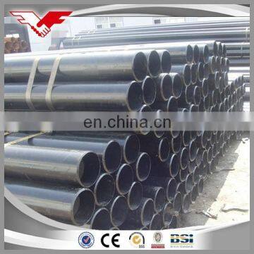 Tianjin Youfa API 5L Gr.B/ASTM A53 Black Painted ERW MS Steel Pipes