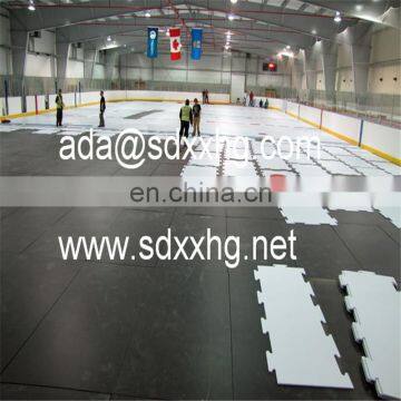 4x8 Plastic Ice Skating Sheet Rollers Synthetic Outdoor Use Synthetic Ice Rink UHMW PE Rink Floor UHMW PE Sheet