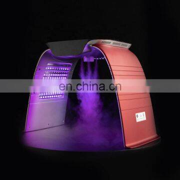 Wholesale 7 Color PDT LED Skin Care Facial Acne Removal Led Light Therapy Beauty Machine With Hot and Cold Stream Spray photo-2