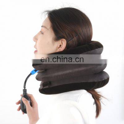 Cervical Vertebra Retractor Home Inflatable Pneumatic Cervical Traction Device Neck Brace