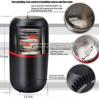 2021 New Model Electric Coffee Beans Grinder 110V/240V Large Capacity 280ml Spice Herb Grinder photo-3