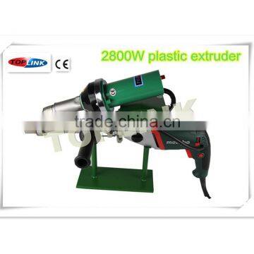 Metabo 1100W motor and TOPLINK 1600W hot air gun plastic extruder