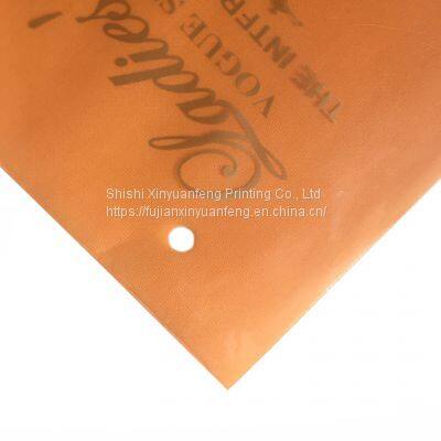 Custom Plastic Packaging Bag With Zipper for Clothing photo-4