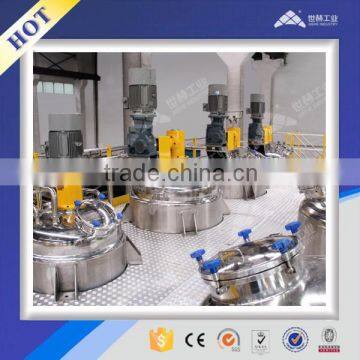 Detergent emulsifying production line