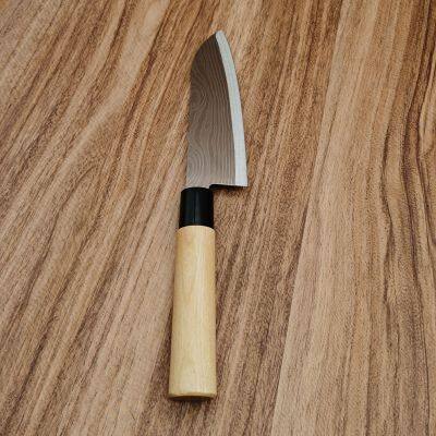 7‘’ Santoku Damascus Pattern Japanese Chef Knife,7 Inch Kitchen Knife High Carbon Stainless Steel Chopper Knife photo-2