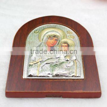 Silver Icon Virgin Mary of Jerusalem photo-4