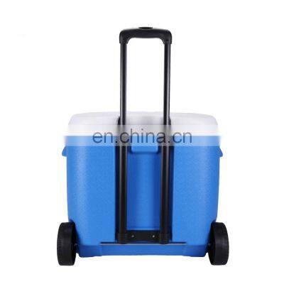 Portable Hiking Sample Modern Beer Travel Outdoor Factory Wholesale Plastic Vaccine Cooler Drinks Camping Cooler Box With Wheels photo-3