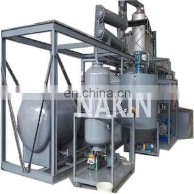 Mini Refinery Machine Black Oil Distillation Plant Plastic Pyrolysis Black Car Oil Recycle To Base Diesel Oil