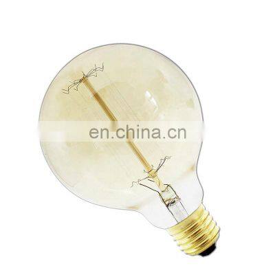 Decorative Vintage Globe Light Bulb G80 40W Dimmable Filament Bulb 220V