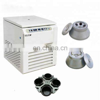 21000rpm 6*50ml Angle Rotor Laboratory High Speed Refrigerated Centrifuge