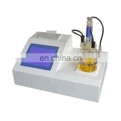 Large Color Touch LCD Fully Automatic Karl Fischer Water Content Testing Equipment