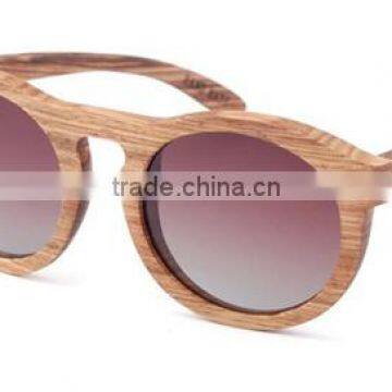 men new style Free custom laser logo handmade REVO polarized full rim polarized wooden round sunglasses eyewear with rivet